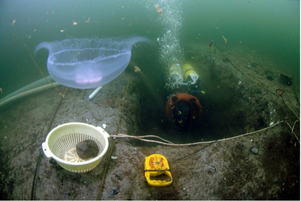 Unterwasserarchäologische Untersuchungen eines mittelalterlichen Seuchenareals